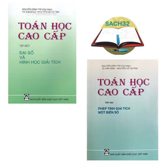 Sách - combo toán cao cấp tập 1 + tập 2