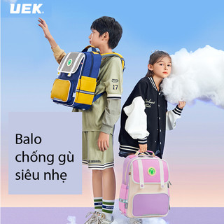 Balo chống gù uek balo học sinh balo uek cặp chống gù balo siêu nhẹ