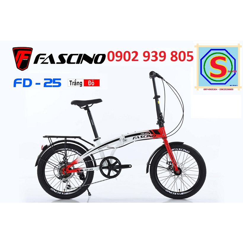 XE D9A5P GẤP FD25 FASCINO KIỂU DÁNG NHẬT BẢN DÁNG SƯỜN CONG