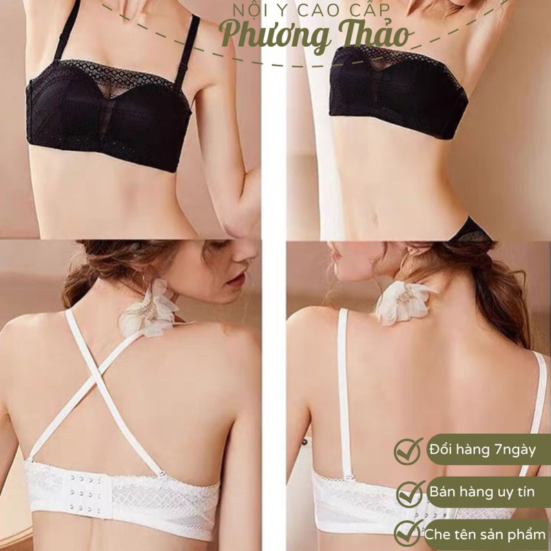 Áo lót nữ quây ngang không dây HA179 nâng ngực tạo khe chống tụt cao cấp