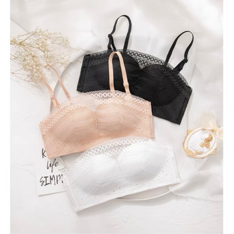 Áo lót nữ quây ngang không dây HA179 nâng ngực tạo khe chống tụt cao cấp