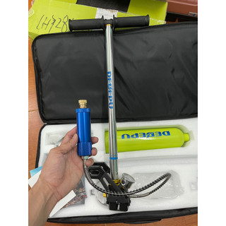 Bơm cao áp bơm bình dưỡng khí mini, áp lực lớn P.C 40mpa chính hãng loại 1 có phụ kiện thay thế