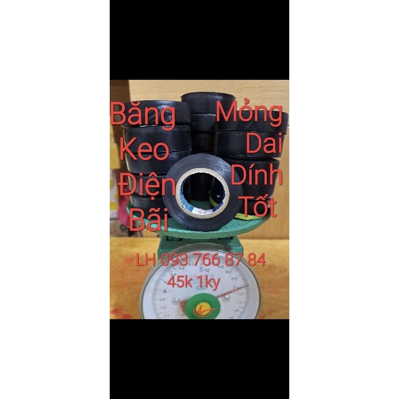 Băng keo điện bãi. Hàng bán theo kg 45k 1ky