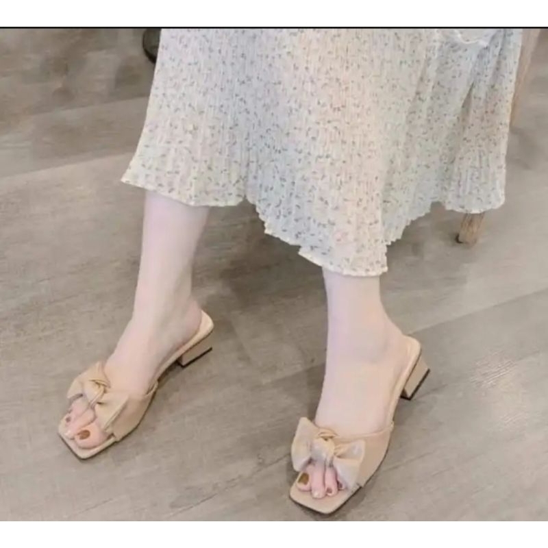 Gót Kiểu nơ bánh ú mang êm chân bigsize