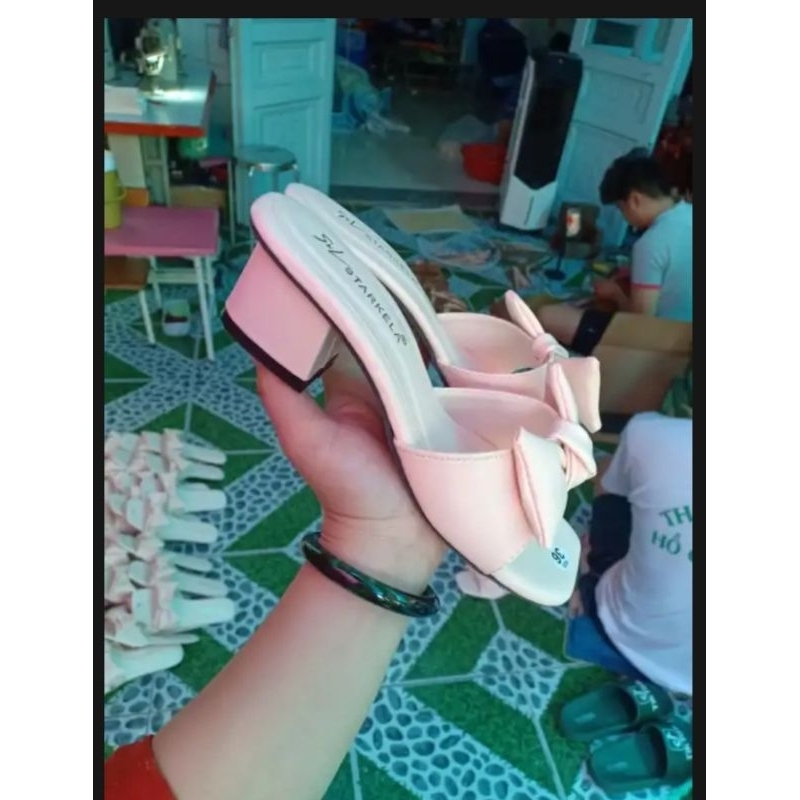 Gót Kiểu nơ bánh ú mang êm chân bigsize