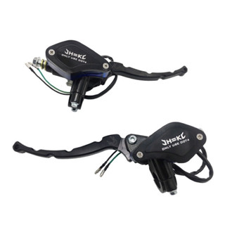 [1 đôi ]Tay phanh bình dầu liền CNC có dây ngắt phanh cho xe máy xe điện