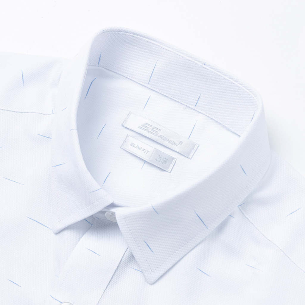 Áo Sơ Mi Nam Ngắn Tay 5S FASHION, Chất Bamboo Cao Cấp, Mềm Mát, Thiết Kế Dệt Họa Tiết Nổi Bật, Trẻ Trung