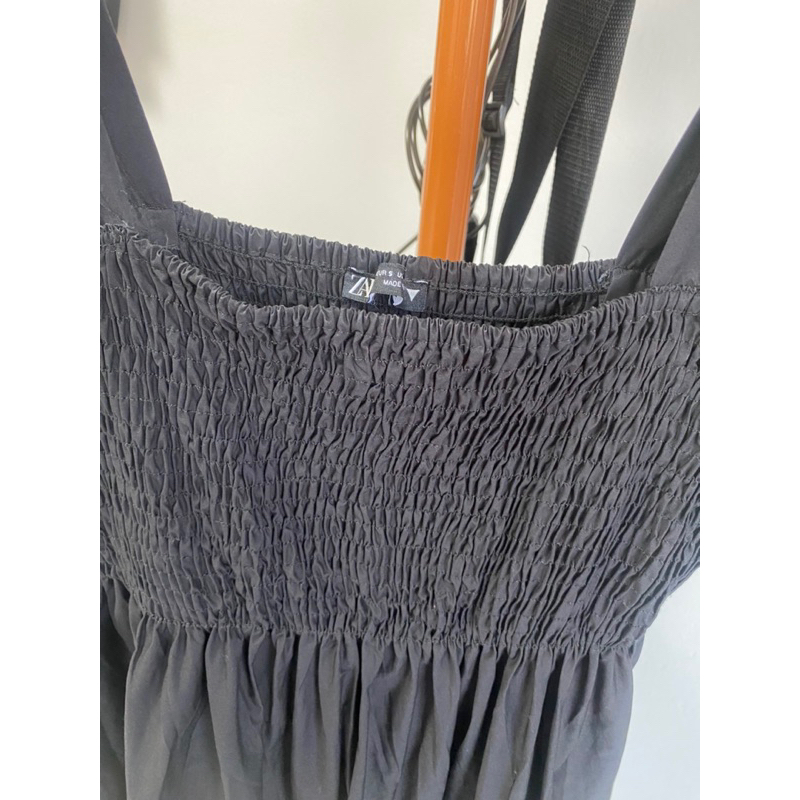 Váy đen hai dây zara Authentic