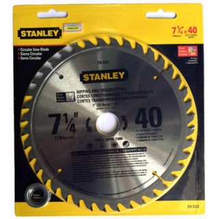 Lưỡi cưa gỗ stanley 184mm x 40t stanley 20-522-23