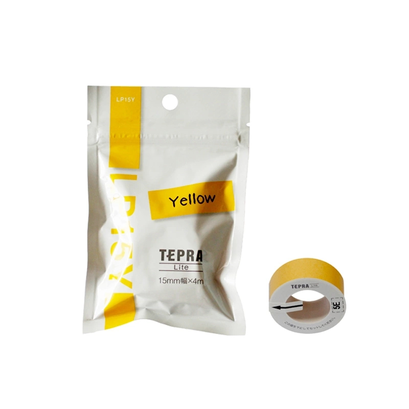 Băng mực in nhãn Tepra Lite 15mm - 1 cuộn- Băng mực dành riêng cho các dòng máy King Jim LR5E, LR30GS, LR20E, chính h