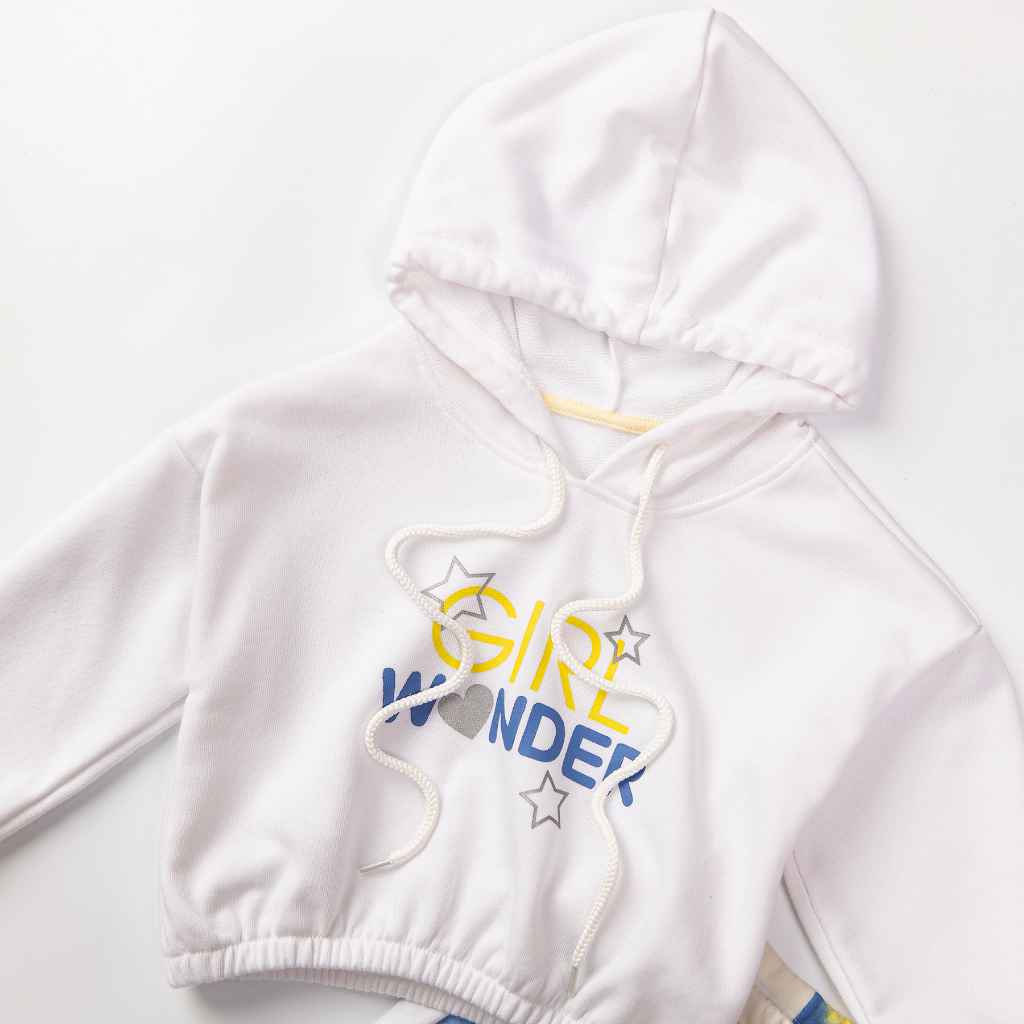 Bộ quần áo hoodie cho bé gái và bé trai DEROSA KIDS từ 2 đến 6 tuổi 651-1049