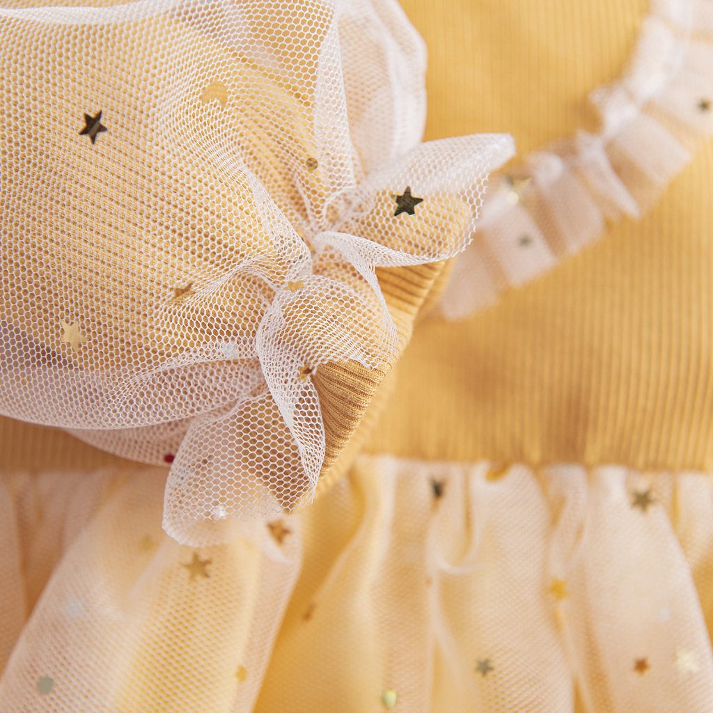 Váy dài tay DEROSA KIDS chất liệu cotton cho bé gái từ 2 đến 6 tuổi AWKDD- 1093