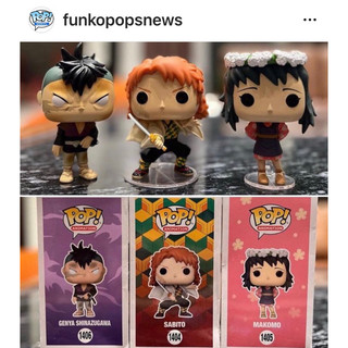 Mô hình Funko Anime - Demon Slayer / Genya / Sabito / Makomo