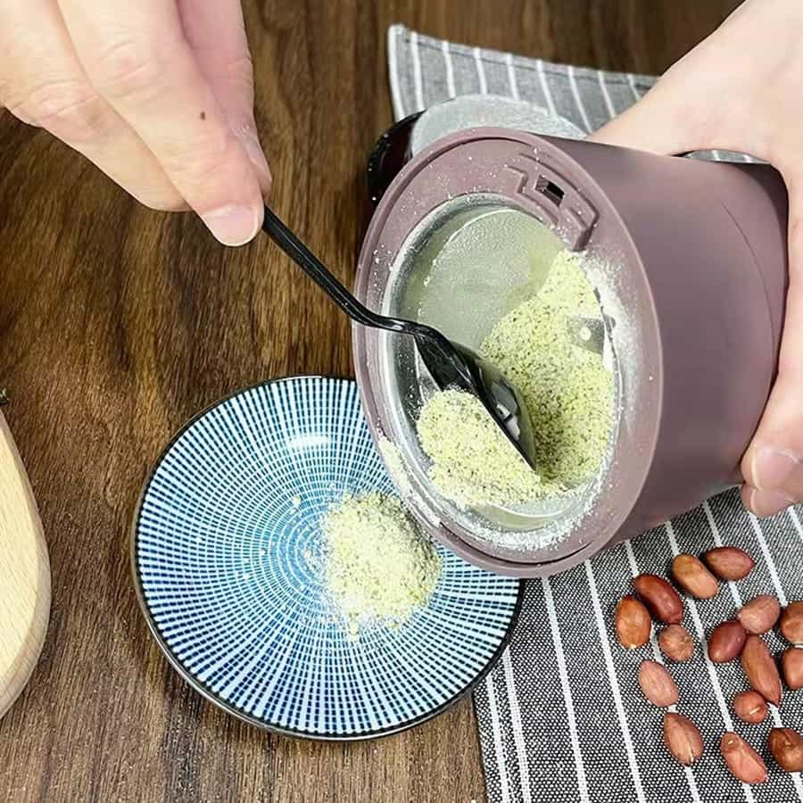 Máy xay thịt, máy xay ngũ cốc mini đa năng DELA chính hãng nghiền siêu tốc MXM04