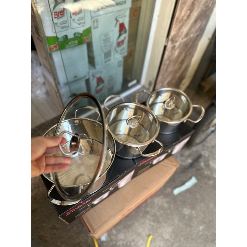 ❤️ Bộ nồi Prato 3 món inox 304