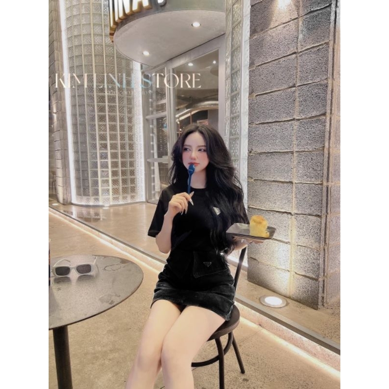 Sét Áo Thun Kèm Chân Váy Kaki  Big Size  MS02