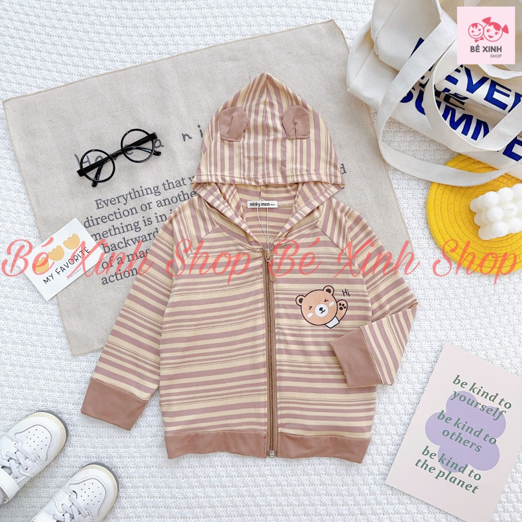 Áo Khoác Chống Nắng Cho Trẻ Em Bé Trai Bé Gái 8-22kg Áo Khoác Thun Lạnh Cho Bé Trai Gái ÁO KHOÁC MỚI