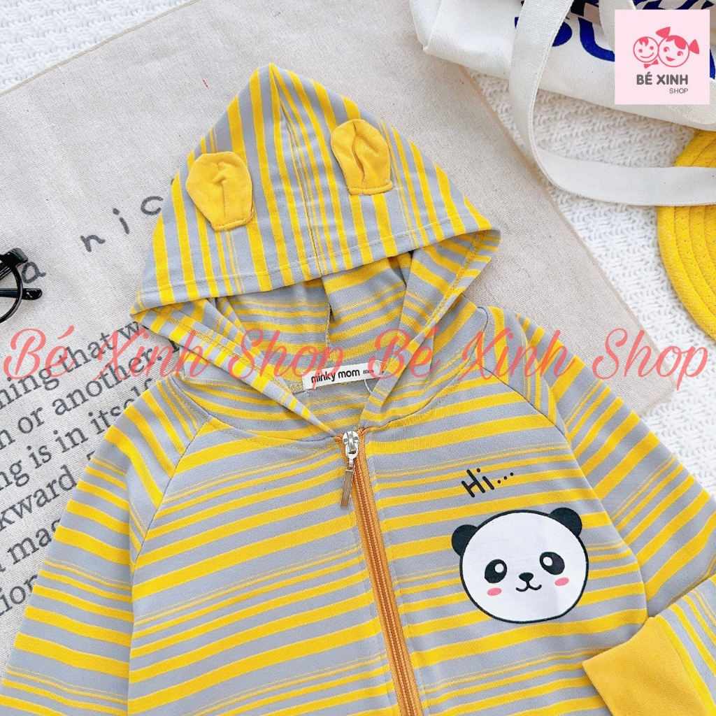 Áo Khoác Chống Nắng Cho Trẻ Em Bé Trai Bé Gái 8-22kg Áo Khoác Thun Lạnh Cho Bé Trai Gái ÁO KHOÁC MỚI