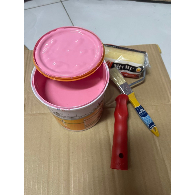 Hồng baby 2023 1kg2 Sơn lên bao đẹp , Combo Lăn *cọ giá rẻ