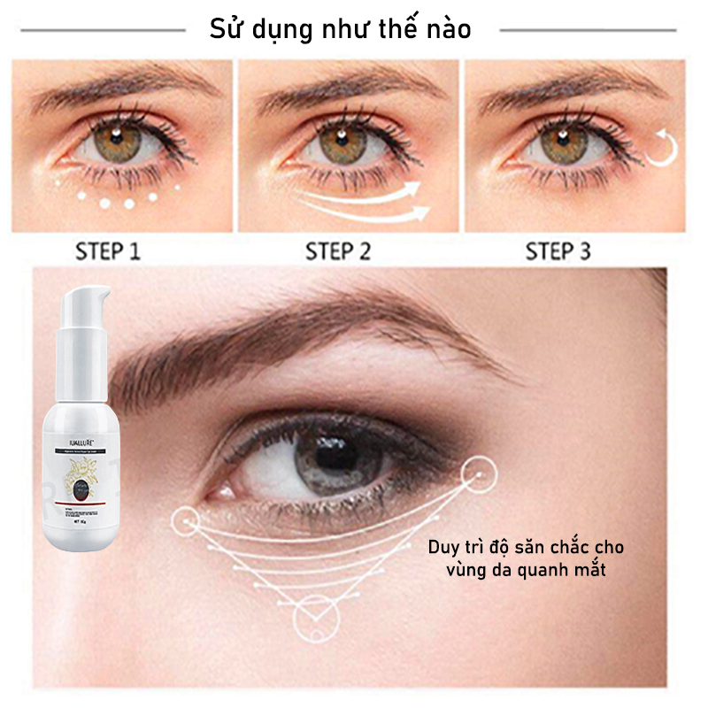 Kem nhăn mắt  kem xoá nhăn mắt  40g tinh chất chống lão loại bỏ các hạt mỡ loại bỏ quầng thâm