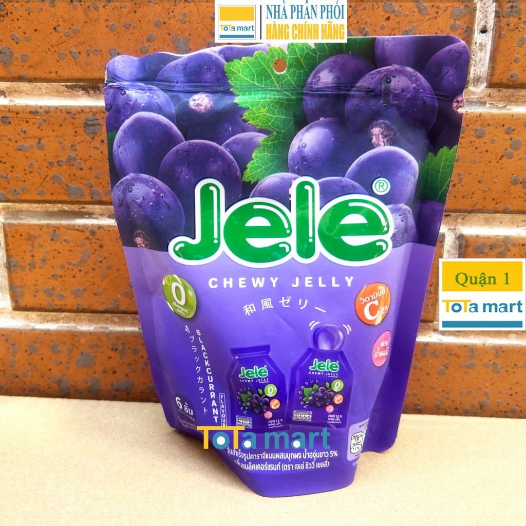 Thạch Jele Chewy Jelly Konyakku gói 6 cái