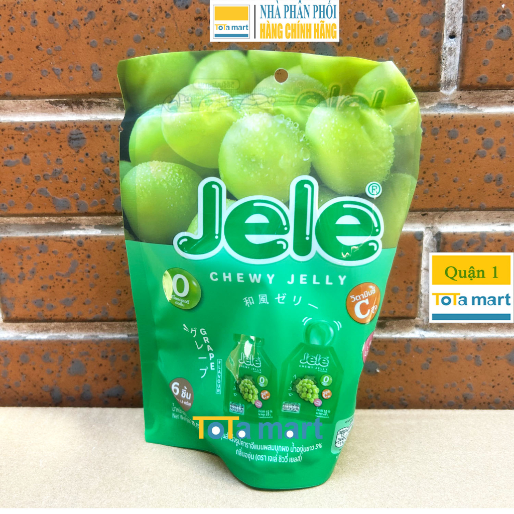 Thạch Jele Chewy Jelly Konyakku gói 6 cái