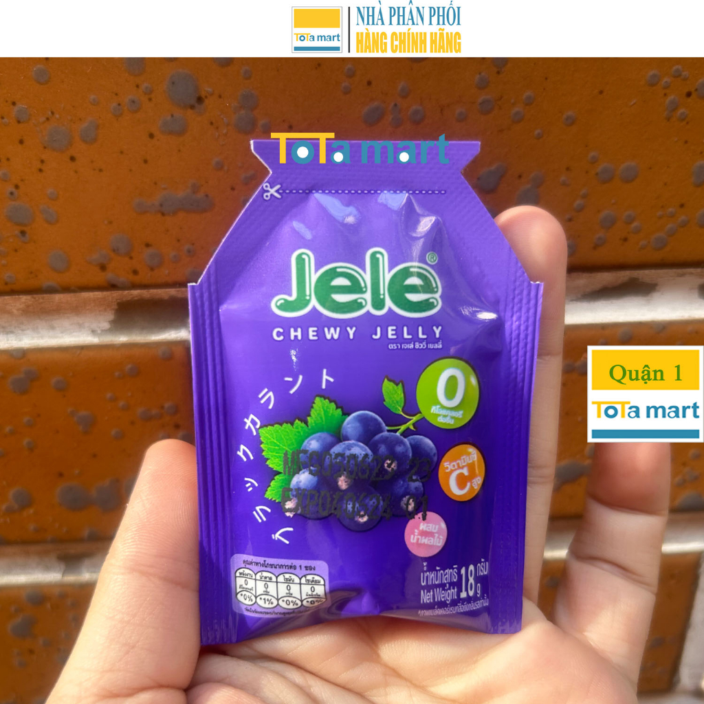 Thạch Jele Chewy Jelly Konyakku gói 6 cái