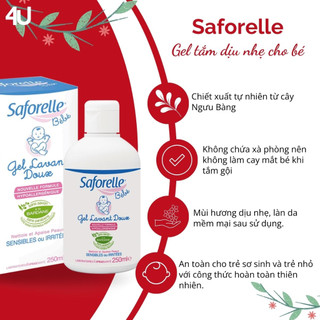 Gel Tắm Dịu Nhẹ Cho Bé Saforelle Bebe Gentle Cleansing Gel