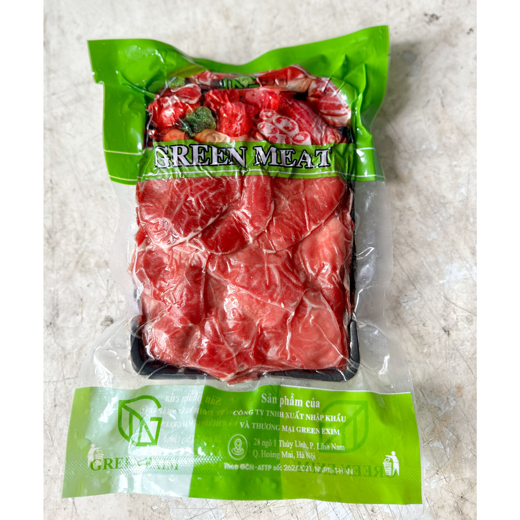 Bắp Bò Hoa Thái Lát khay 500g - Dùng nhúng lẩu, dúng nhấm cực ngon