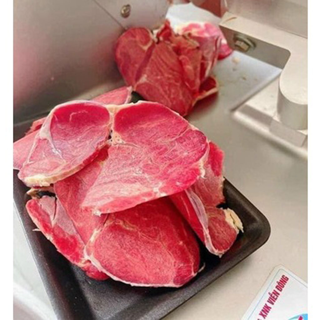 Bắp Bò Hoa Thái Lát khay 500g - Dùng nhúng lẩu, dúng nhấm cực ngon