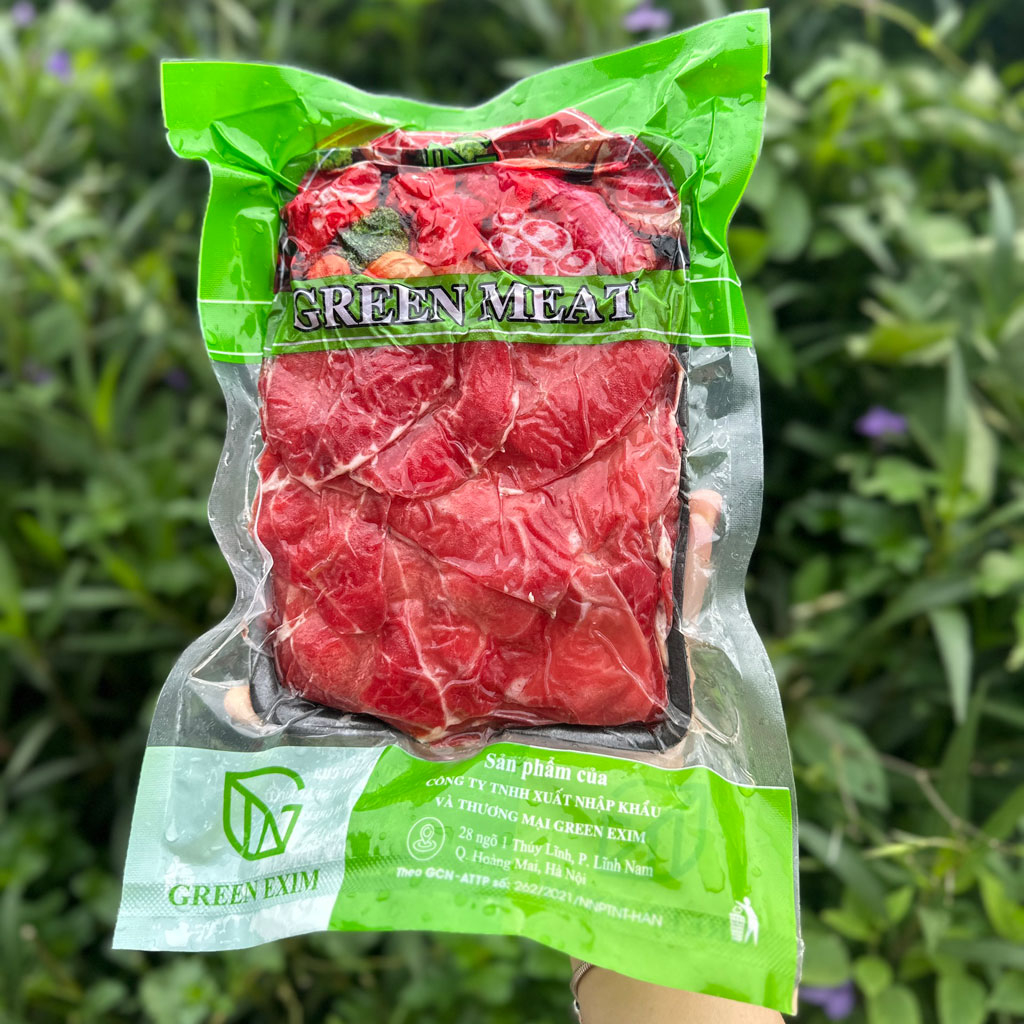 Bắp Bò Hoa Thái Lát khay 500g - Dùng nhúng lẩu, dúng nhấm cực ngon