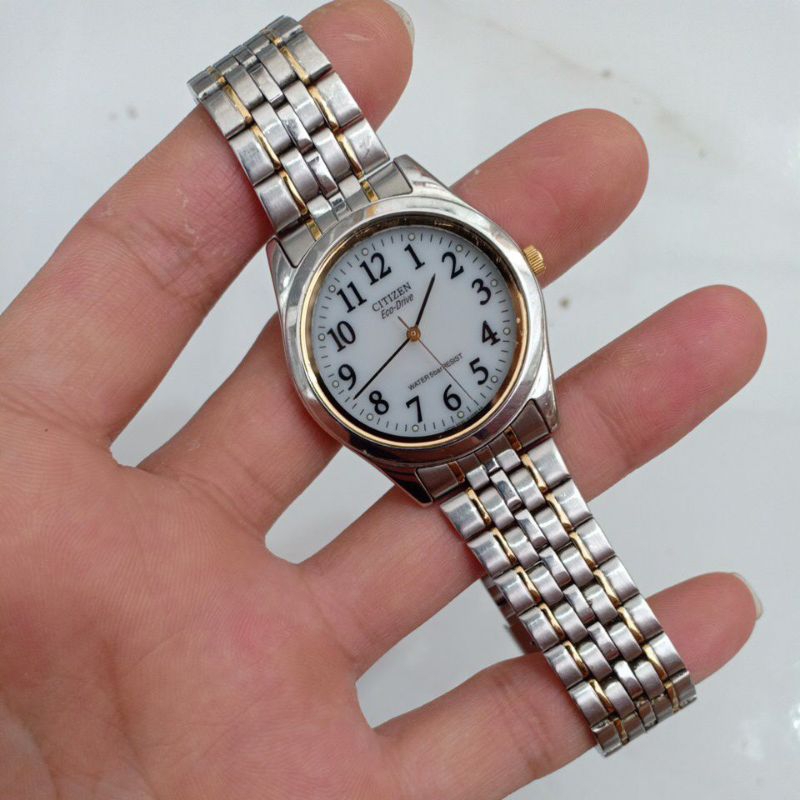 đồng hồ si nhật nam hiệu CITIZEN ECO-DRIVE năng lượng mặt trời demi độ mới cao 92%