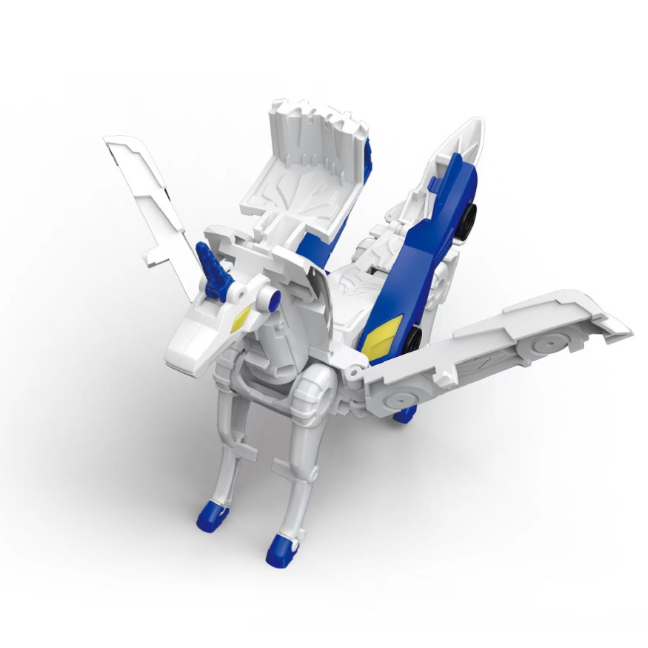 Đồ Chơi Xe Ô tô Biến Hình Kỳ Lân Unicorn Pegasus - Xe Ô Tô Biến Hình Tự Động Hai Robot Ngựa Cho Bé Trai Bé Gái