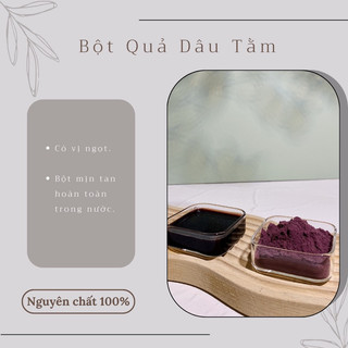 Bột Quả Dâu Tằm Nguyên Chất Thực Thảo 100g - Làm Bánh, Pha Chế, Tạo Màu Hương Tự Nhiên, Đạt HACCP