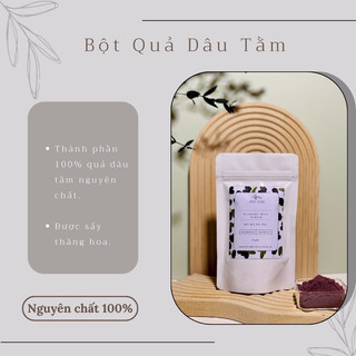 Bột Quả Dâu Tằm Nguyên Chất Thực Thảo 100g - Làm Bánh, Pha Chế, Tạo Màu Hương Tự Nhiên, Đạt HACCP