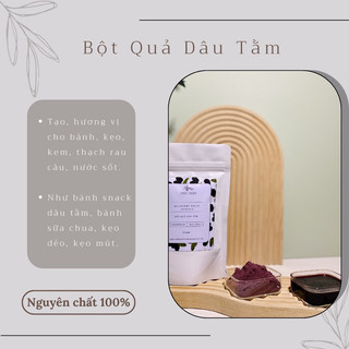 Bột Quả Dâu Tằm Nguyên Chất Thực Thảo 100g - Làm Bánh, Pha Chế, Tạo Màu Hương Tự Nhiên, Đạt HACCP