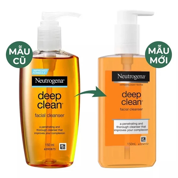 Sữa Rửa Mặt Neutrogena Cho Da Mụn Deep Clean 150ml