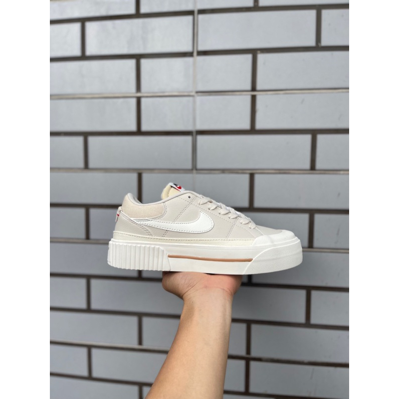 Giày thể thao NI.KE BLAZER đế dày sữa nữ