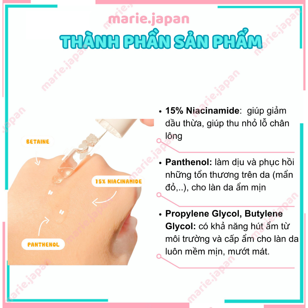 Tinh chất ngăn mụn mờ thâm Balance Niacinamide 15% Blemish Recovery 30ml