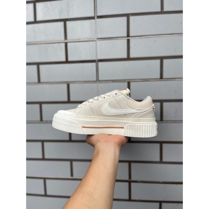 Giày thể thao NI.KE BLAZER đế dày sữa nữ