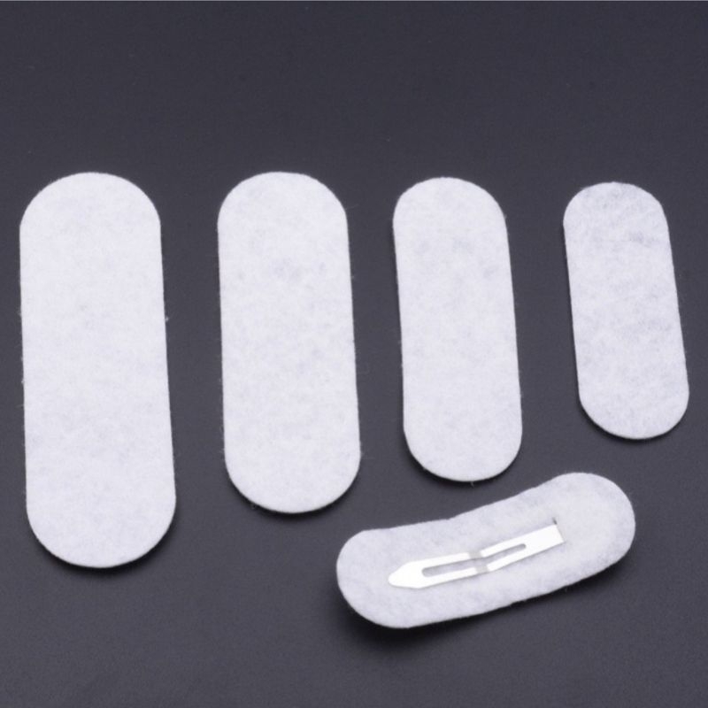 Vải nỉ cắt sẵn làm kẹp tóc handmade sz 5cm