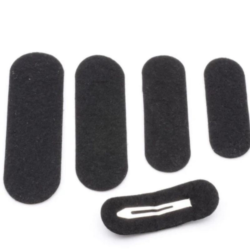 Vải nỉ cắt sẵn làm kẹp tóc handmade sz 5cm