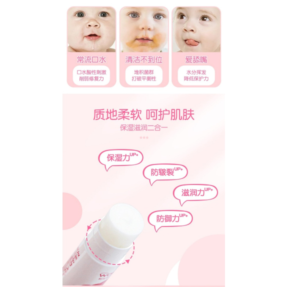 Son Dưỡng Môi Wakodo Nhật Bản Cho Bé Từ 0M+ Sơ Sinh - WAKODO Baby Care Stick