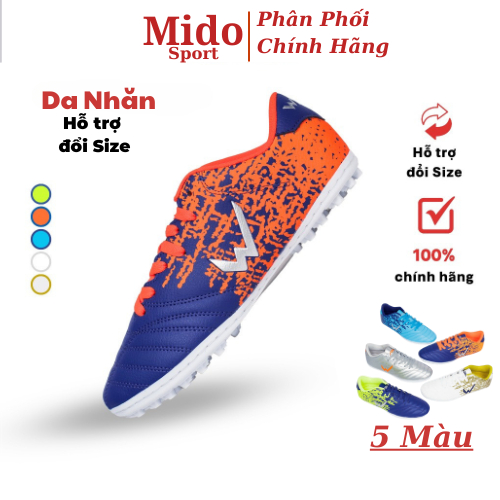 Giày bóng đá Wika Ultra 5 mẫu mới da nhăn,Chất Liệu Da Pu Cao Cấp Phủ Elvaloy Mềm Đàn Hồi Tốt, đã khâu full đế