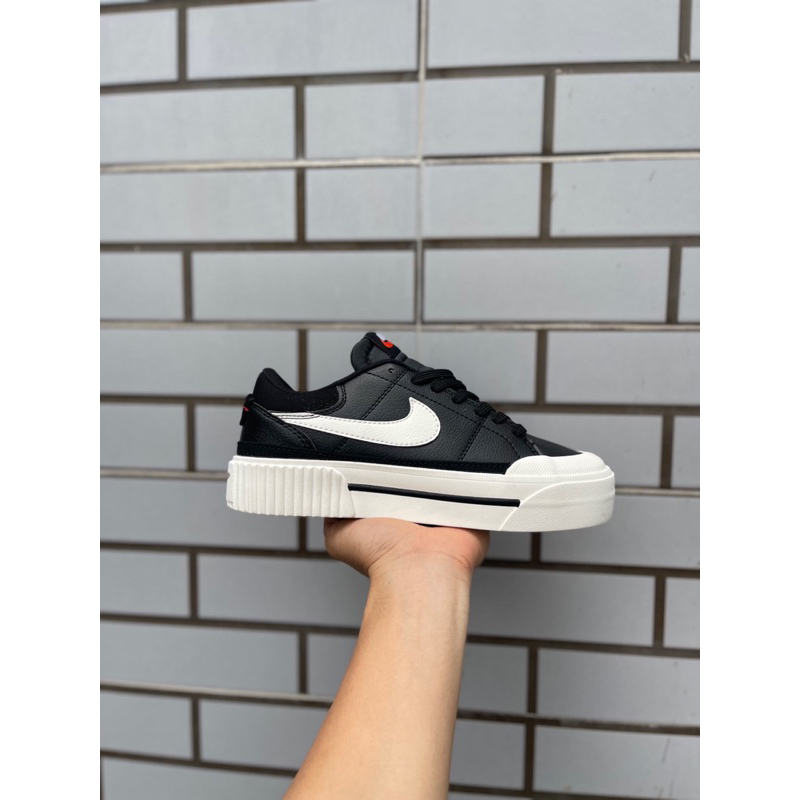 Giày thể thao NI.KE BLAZER đế dày đen full nữ