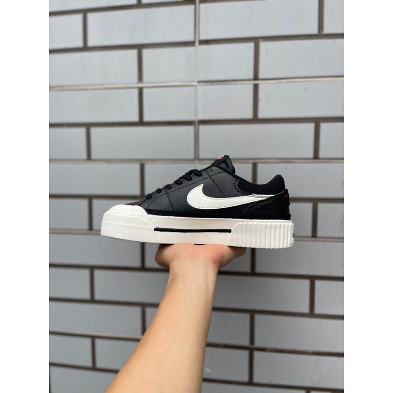 Giày thể thao NI.KE BLAZER đế dày đen full nữ