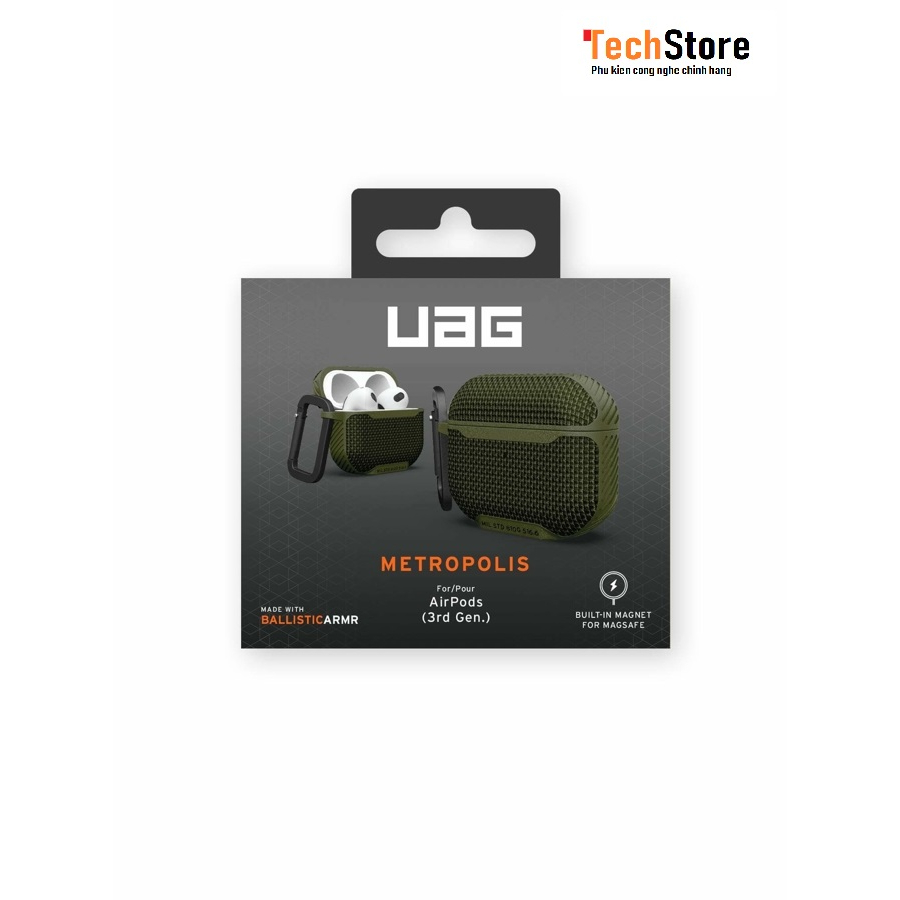 Ốp UAG Metropolis Ballistic ARMR cho Apple Airpods Gen 3 2021