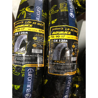 Lốp 70/90-17 euromina trước rs .sirius.ws110 không dùng ruột