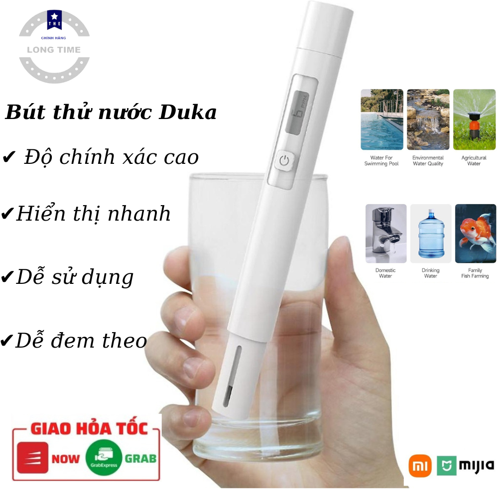 Bút thử TDS Xiaomiyoupin Duka Atuman, máy đo nước sạch, đo nồng độ chất rắn trong nước longtime.watch