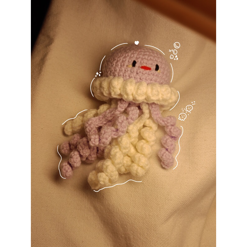 Bạch tuộc len cà nhính handmade DIY